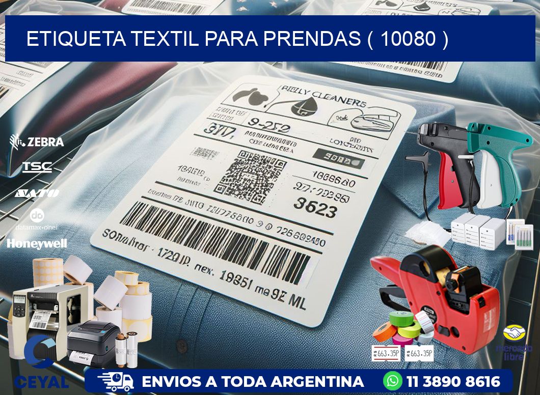 ETIQUETA TEXTIL PARA PRENDAS ( 10080 )
