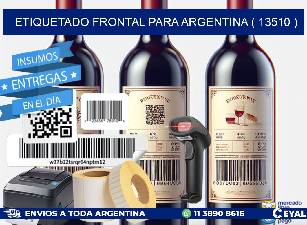 ETIQUETADO FRONTAL PARA ARGENTINA ( 13510 )