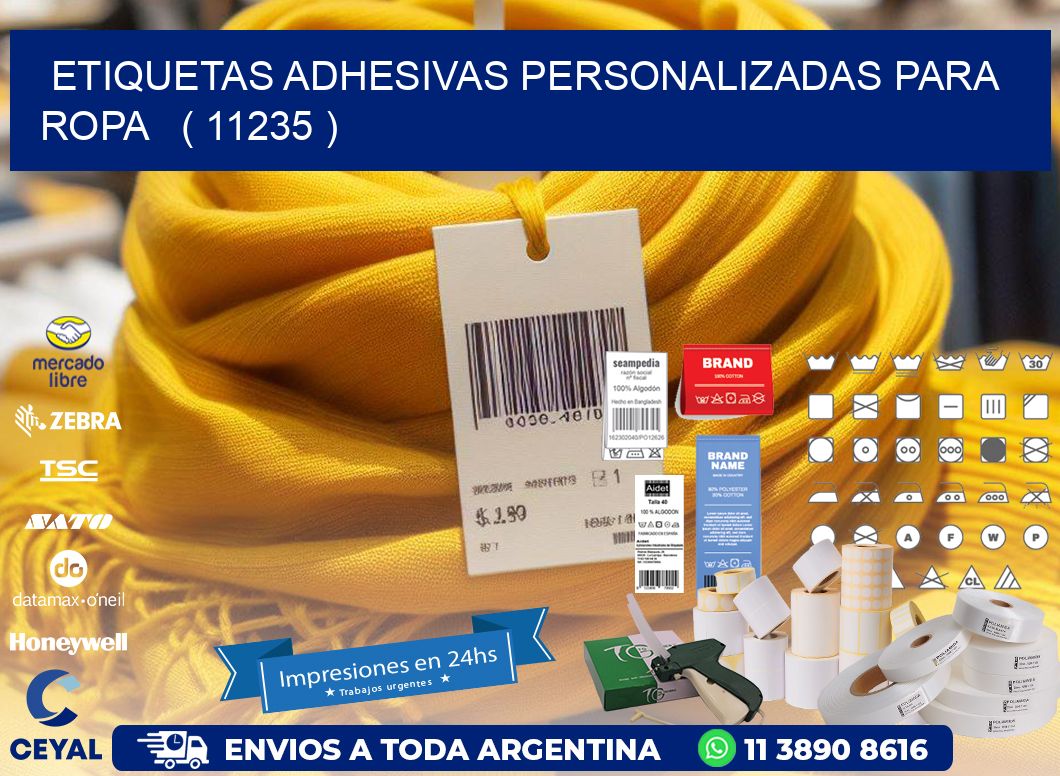 ETIQUETAS ADHESIVAS PERSONALIZADAS PARA ROPA   ( 11235 )