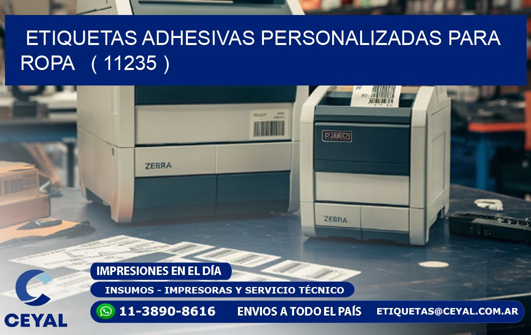 ETIQUETAS ADHESIVAS PERSONALIZADAS PARA ROPA   ( 11235 )