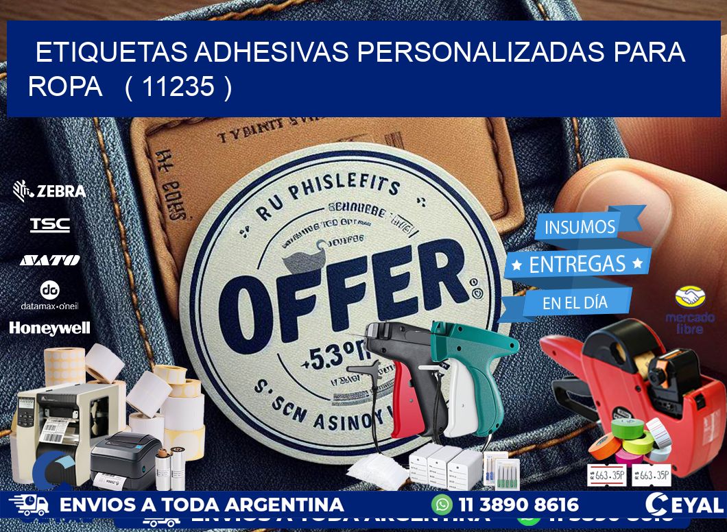ETIQUETAS ADHESIVAS PERSONALIZADAS PARA ROPA   ( 11235 )