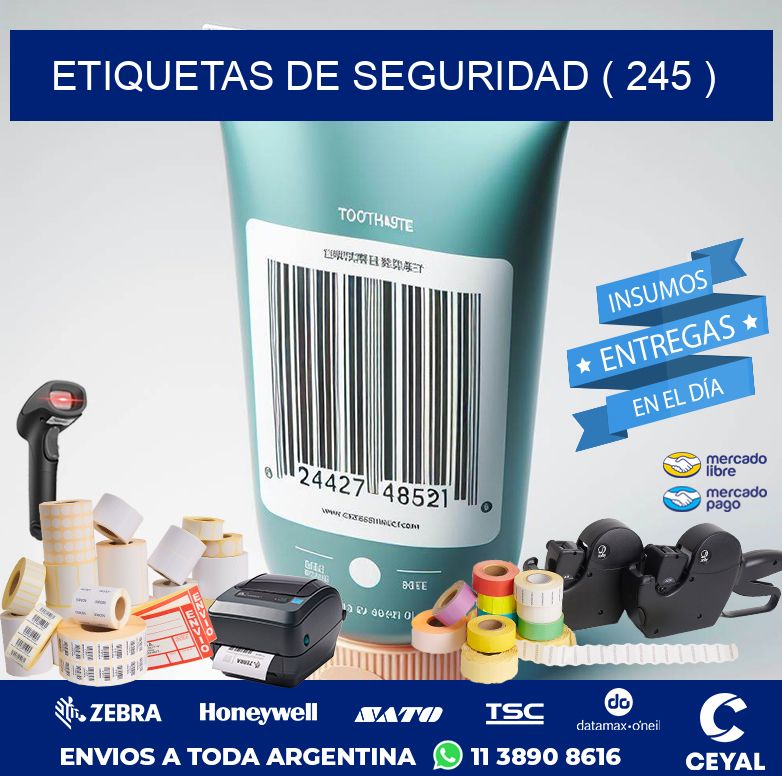 ETIQUETAS DE SEGURIDAD ( 245 )