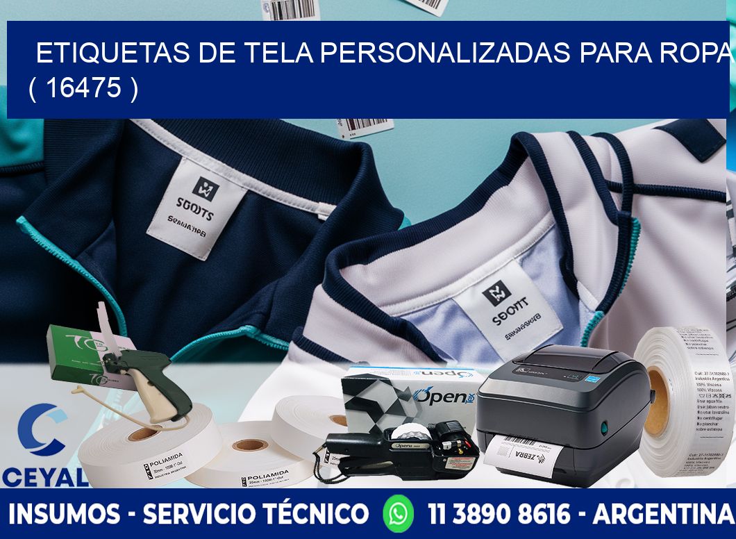 ETIQUETAS DE TELA PERSONALIZADAS PARA ROPA ( 16475 )