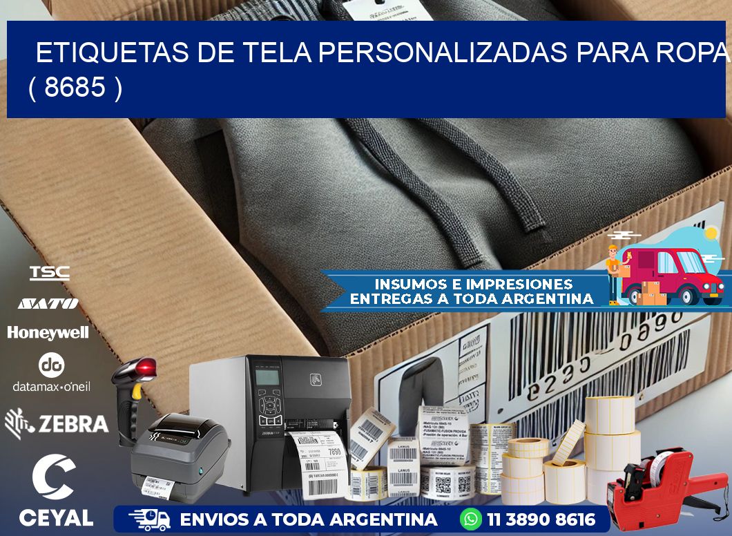 ETIQUETAS DE TELA PERSONALIZADAS PARA ROPA ( 8685 )