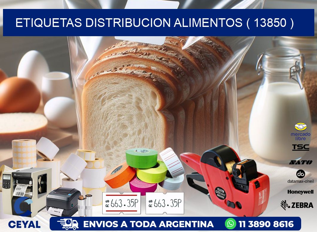 ETIQUETAS DISTRIBUCION ALIMENTOS ( 13850 )