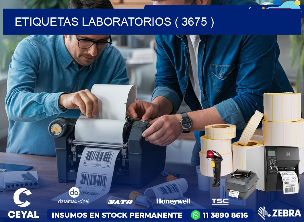 ETIQUETAS LABORATORIOS ( 3675 )