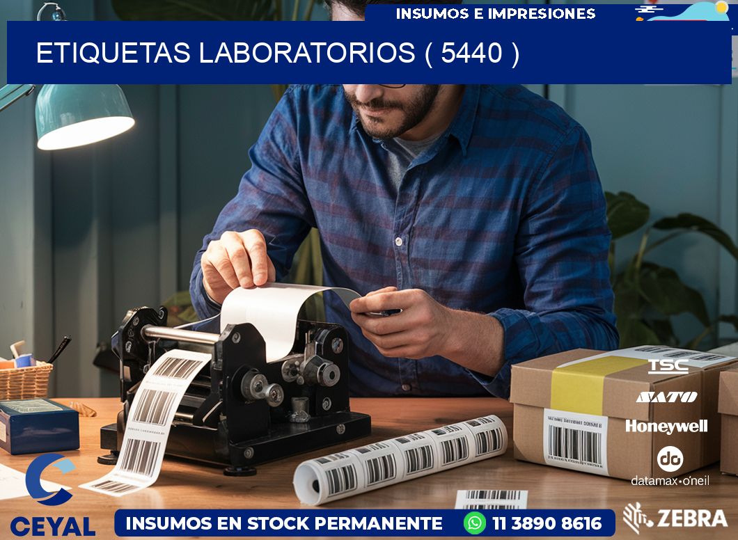 ETIQUETAS LABORATORIOS ( 5440 )