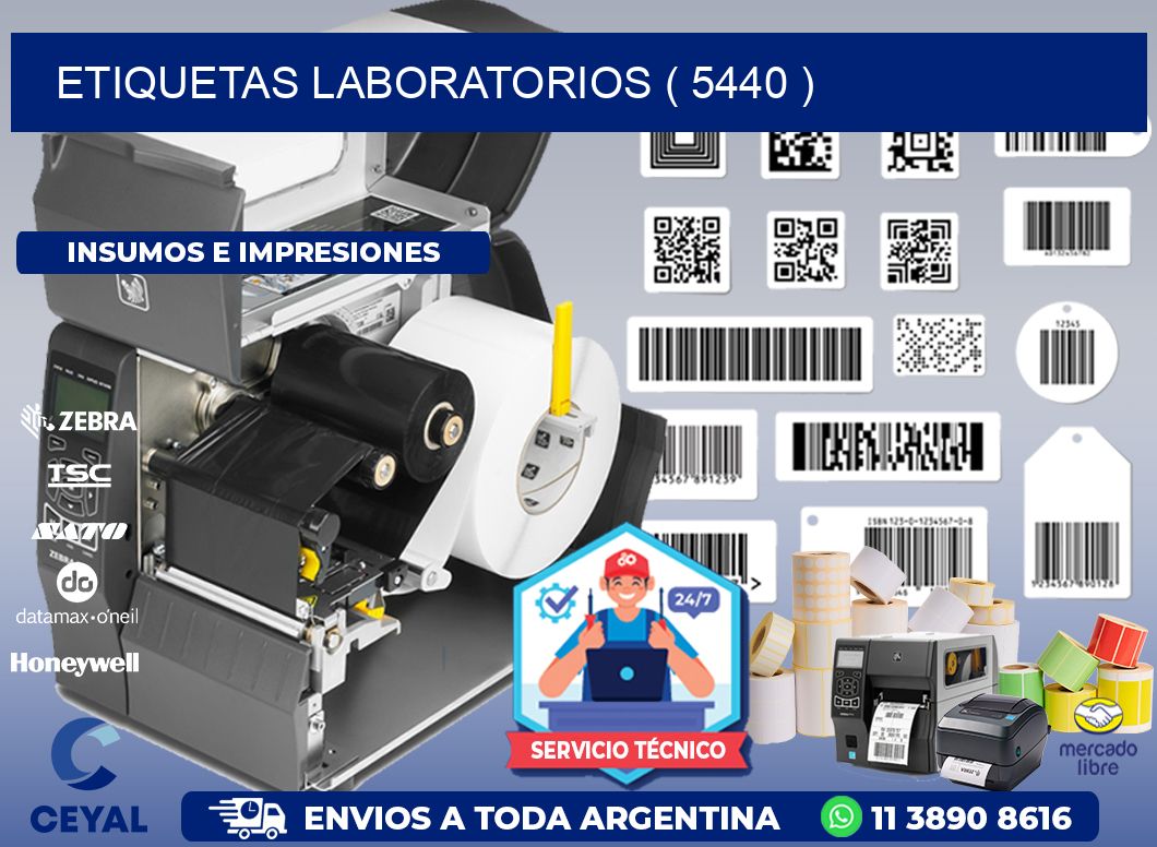 ETIQUETAS LABORATORIOS ( 5440 )