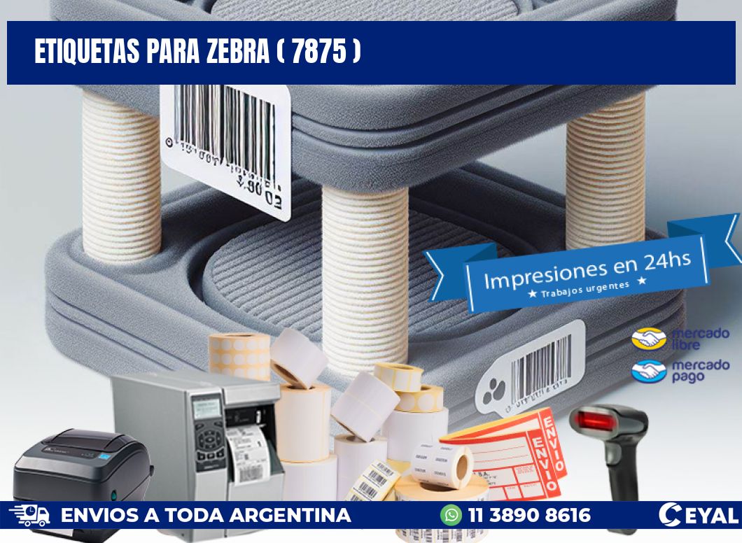 ETIQUETAS PARA ZEBRA ( 7875 )