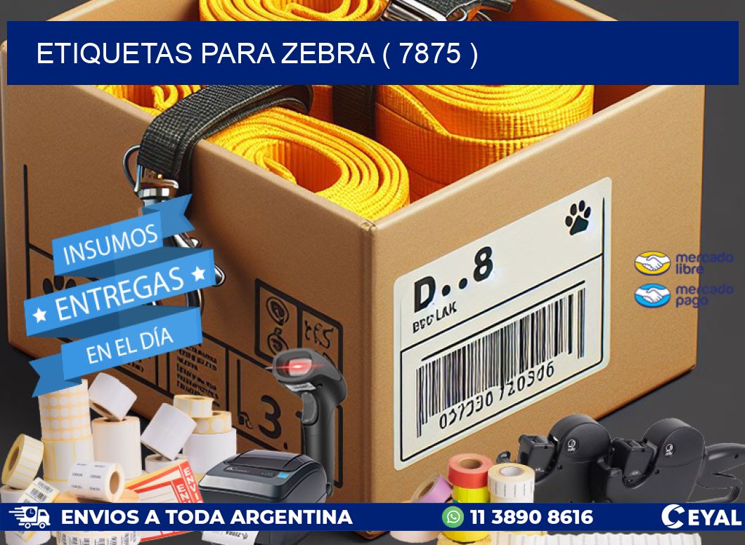 ETIQUETAS PARA ZEBRA ( 7875 )