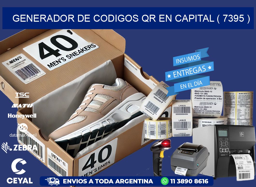GENERADOR DE CODIGOS QR EN CAPITAL ( 7395 )