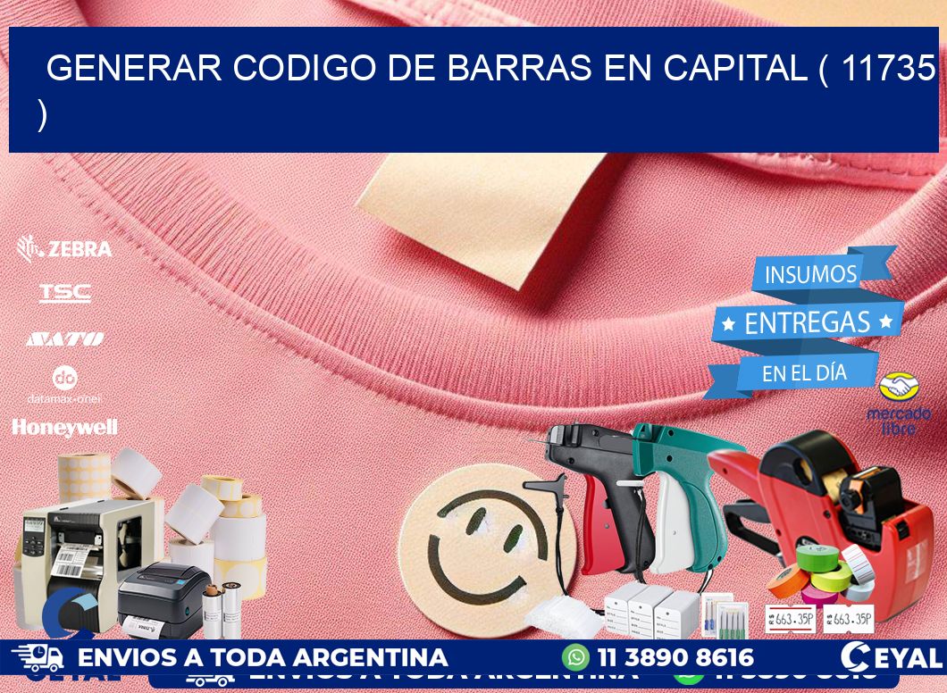 GENERAR CODIGO DE BARRAS EN CAPITAL ( 11735 )