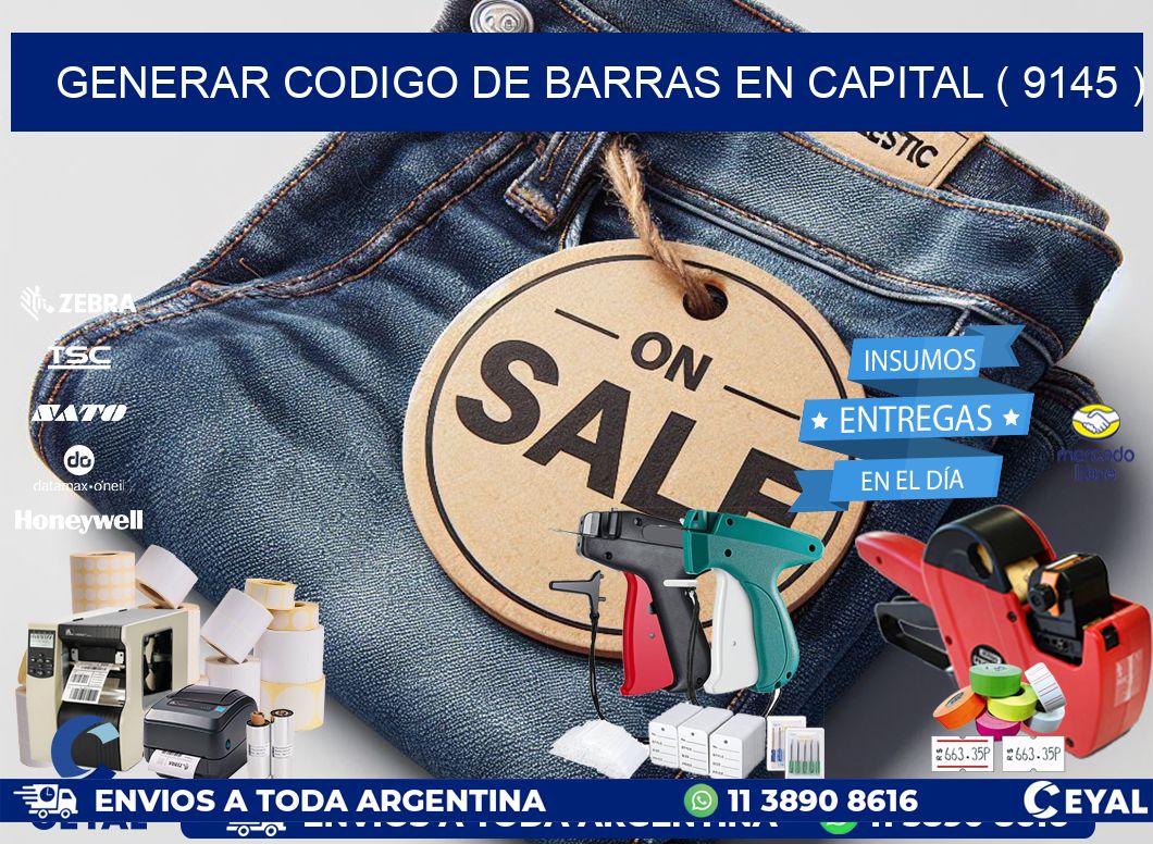 GENERAR CODIGO DE BARRAS EN CAPITAL ( 9145 )