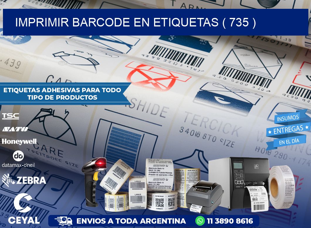 IMPRIMIR BARCODE EN ETIQUETAS ( 735 )