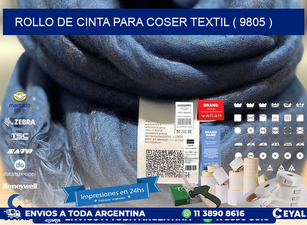 ROLLO DE CINTA PARA COSER TEXTIL ( 9805 )