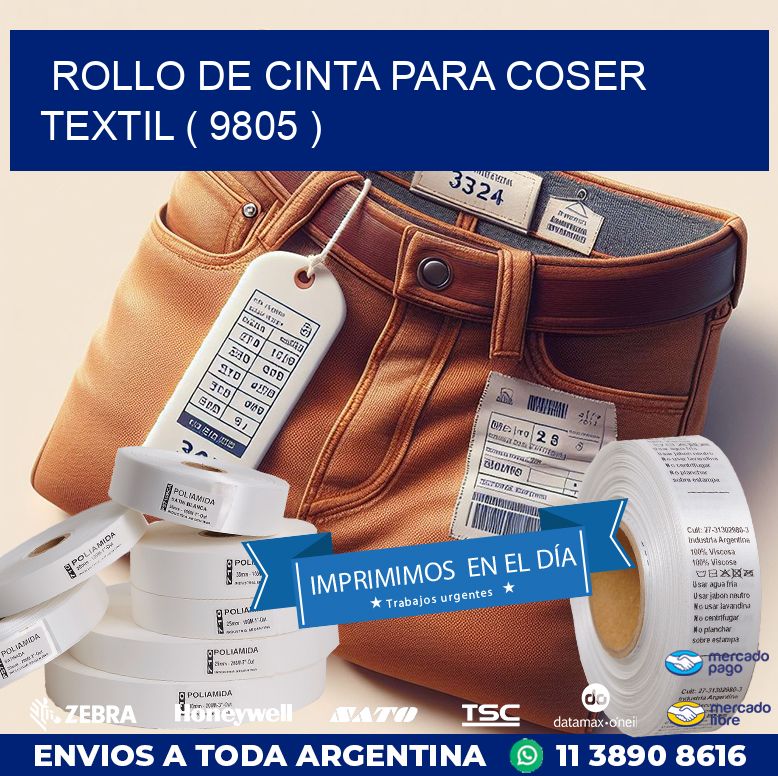 ROLLO DE CINTA PARA COSER TEXTIL ( 9805 )