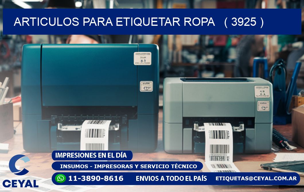 articulos para etiquetar ropa   ( 3925 )