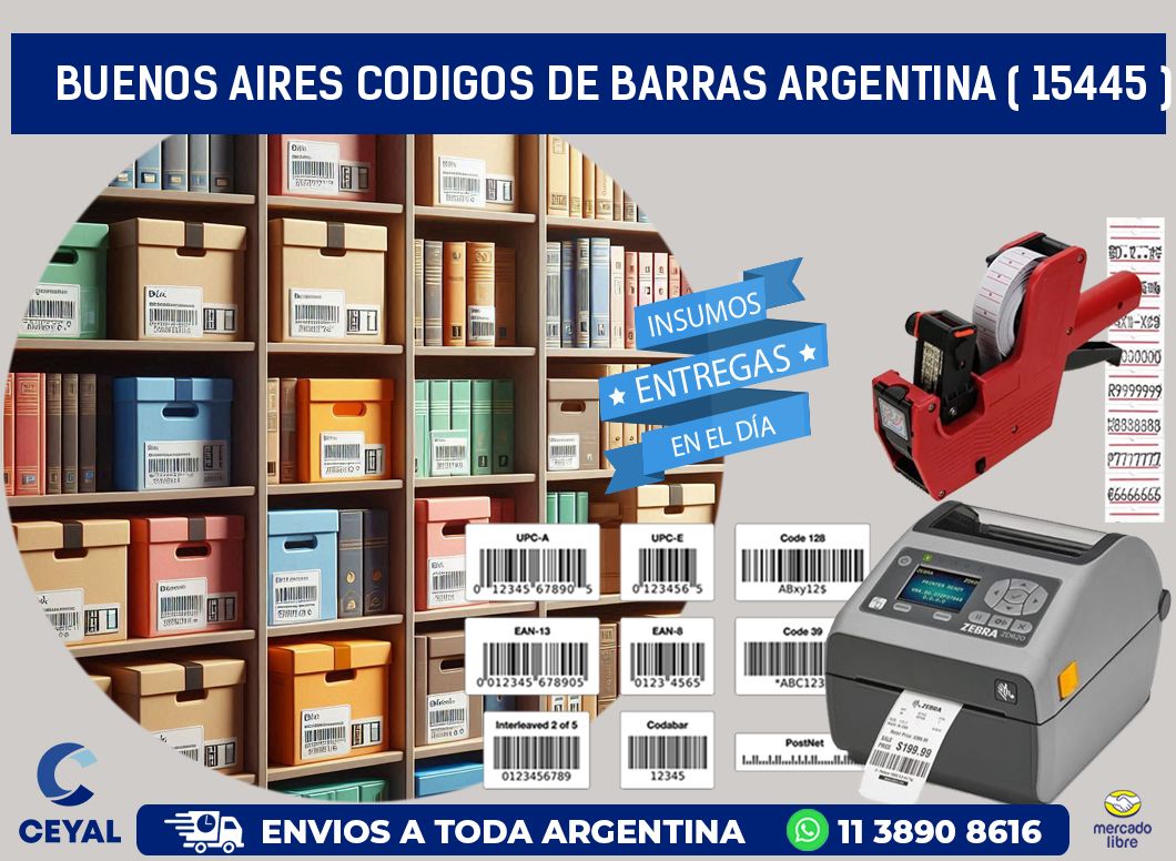 buenos aires codigos de barras argentina ( 15445 )