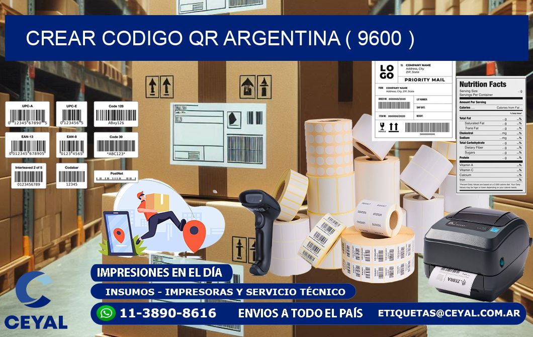 crear codigo qr argentina ( 9600 )