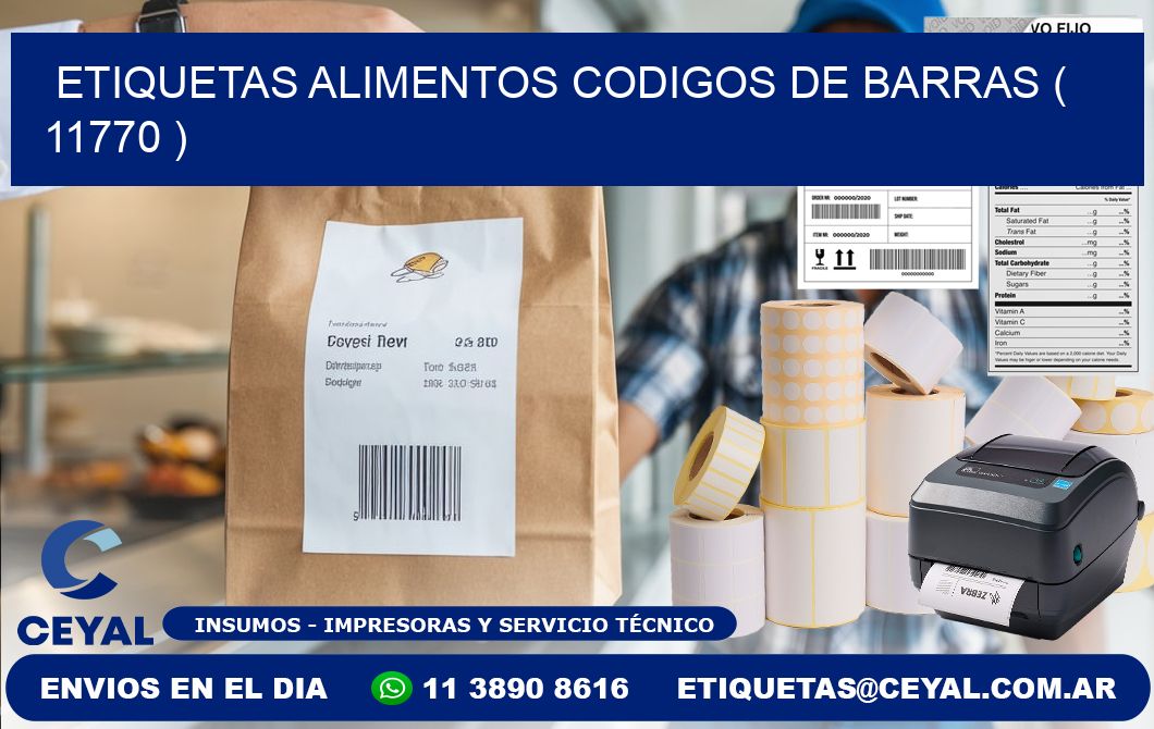 etiquetas alimentos codigos de barras ( 11770 )