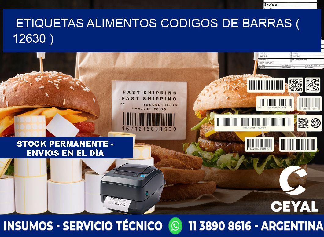 etiquetas alimentos codigos de barras ( 12630 )