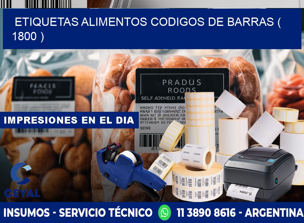 etiquetas alimentos codigos de barras ( 1800 )