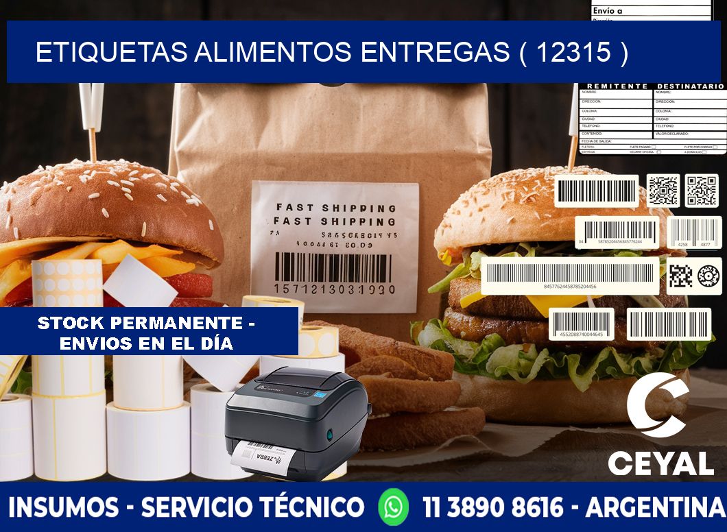 etiquetas alimentos entregas ( 12315 )