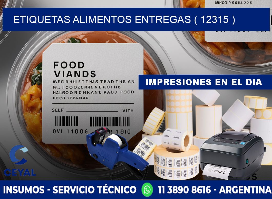 etiquetas alimentos entregas ( 12315 )