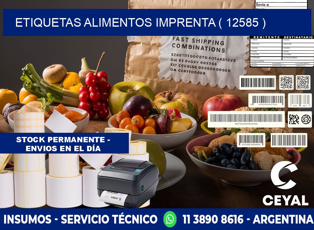 etiquetas alimentos imprenta ( 12585 )