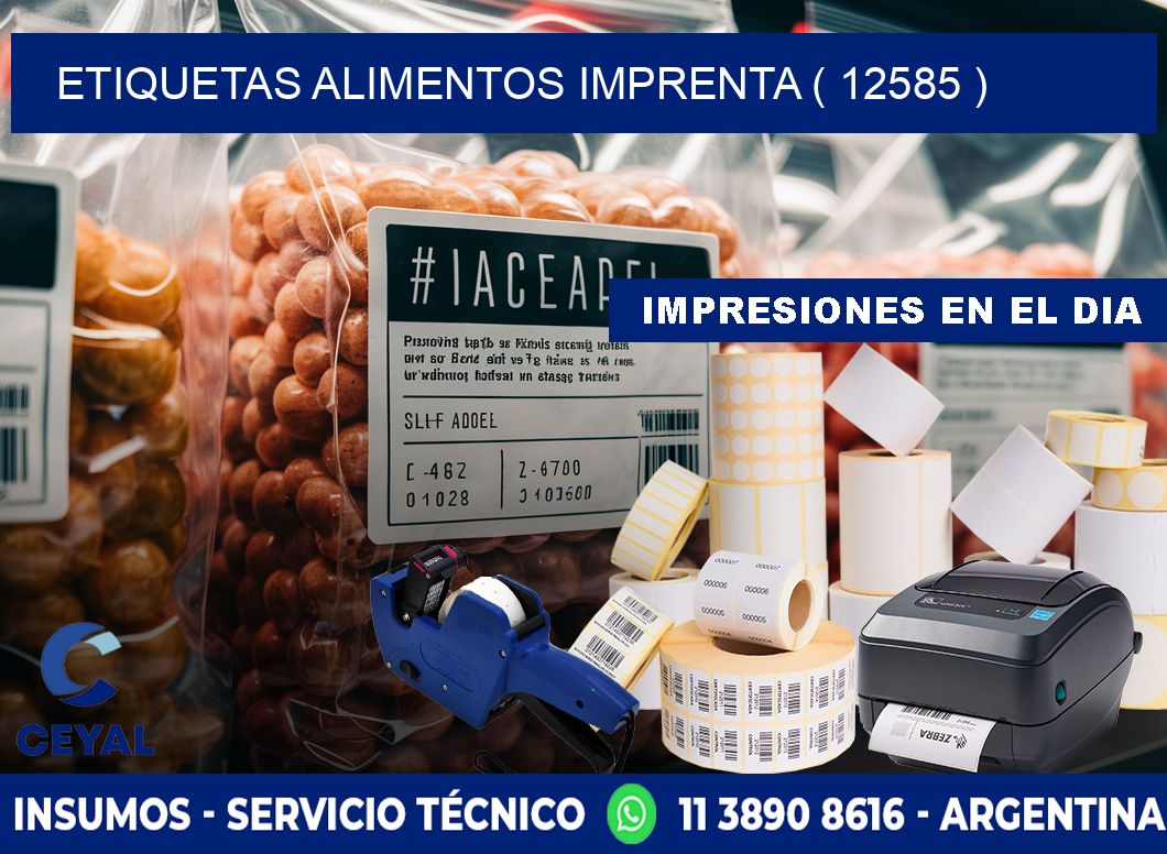 etiquetas alimentos imprenta ( 12585 )