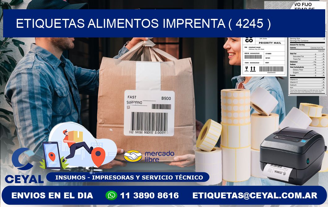 etiquetas alimentos imprenta ( 4245 )
