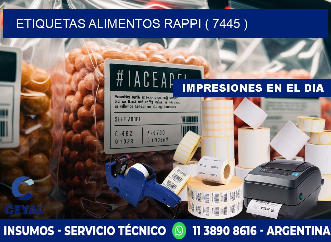etiquetas alimentos rappi ( 7445 )