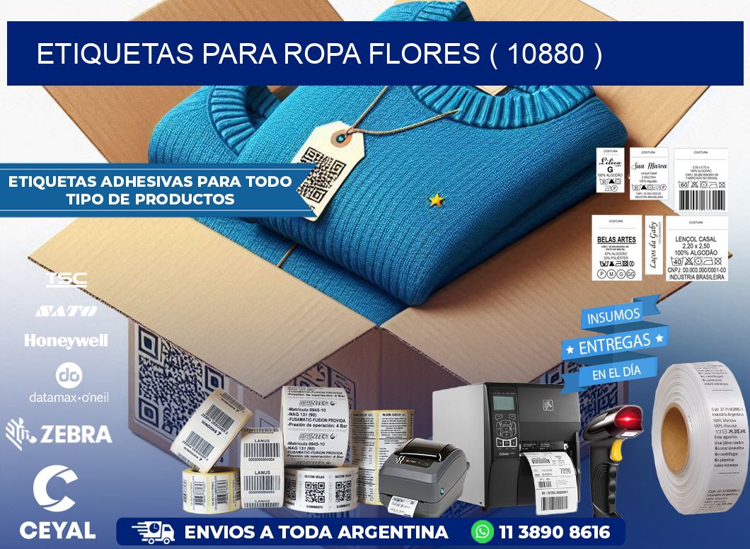 etiquetas para ropa flores ( 10880 )