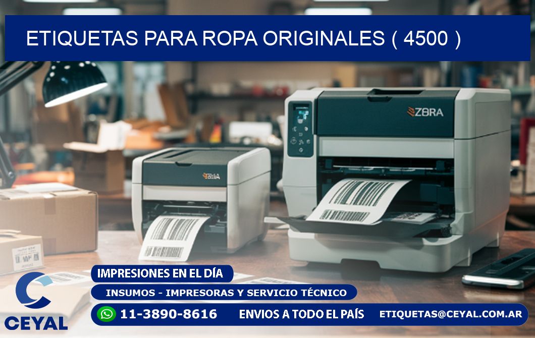 etiquetas para ropa originales ( 4500 )