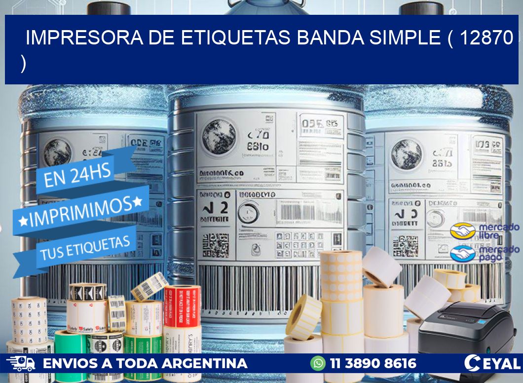 impresora de etiquetas banda simple ( 12870 )