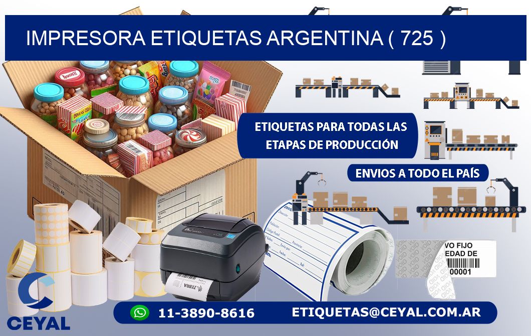 impresora etiquetas argentina ( 725 )