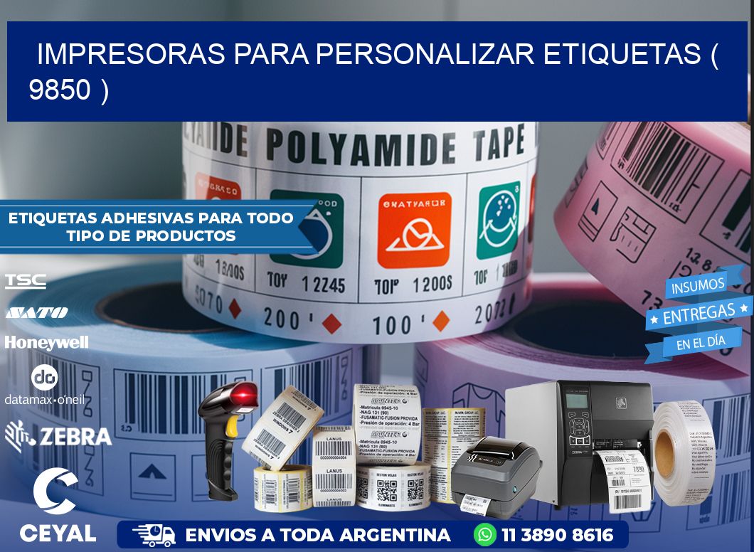 impresoras para personalizar etiquetas ( 9850 )