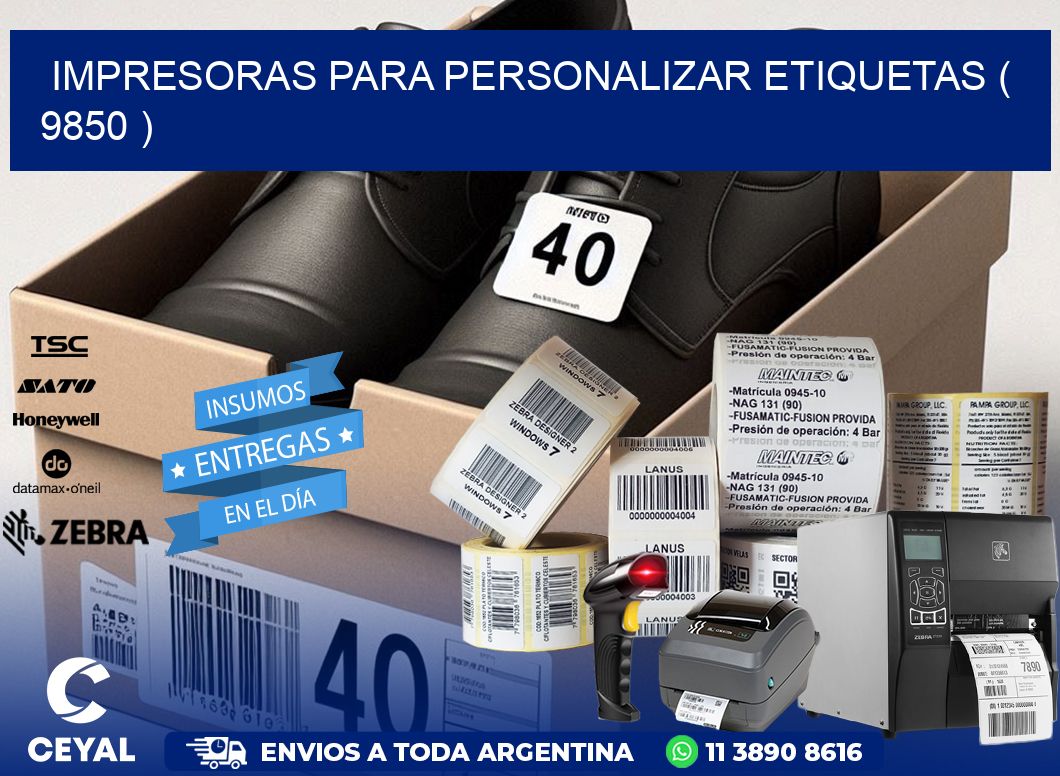 impresoras para personalizar etiquetas ( 9850 )