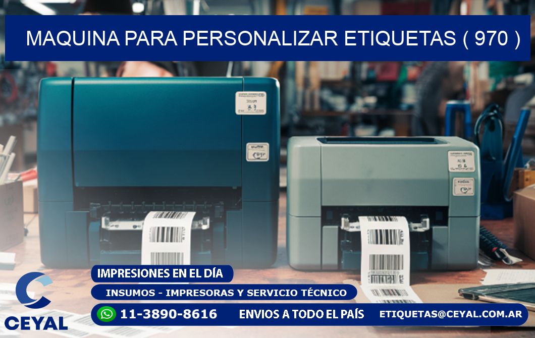 maquina para personalizar etiquetas ( 970 )