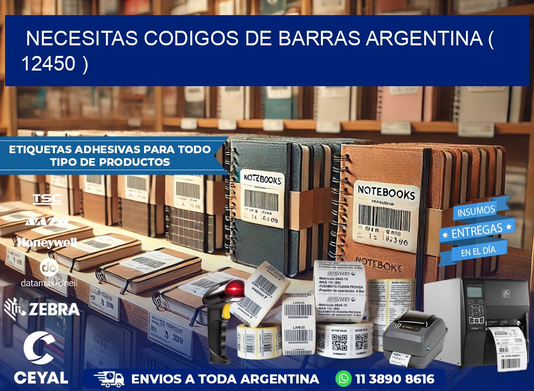necesitas codigos de barras argentina ( 12450 )