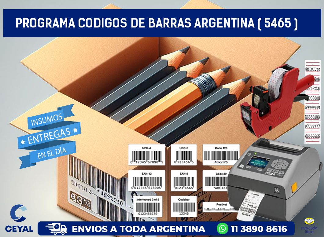 programa codigos de barras argentina ( 5465 )