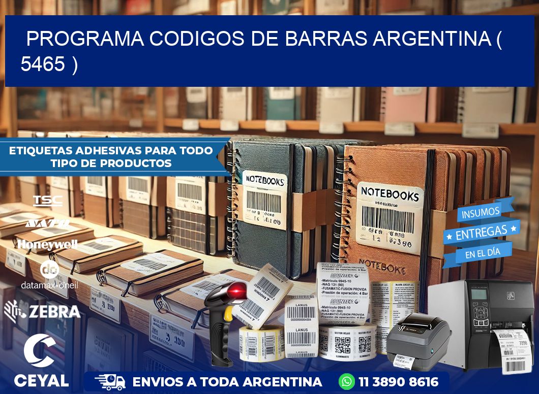 programa codigos de barras argentina ( 5465 )