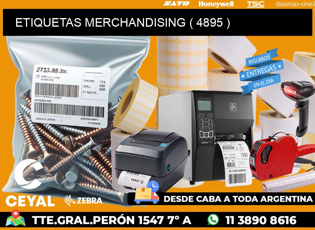 ETIQUETAS MERCHANDISING ( 4895 )