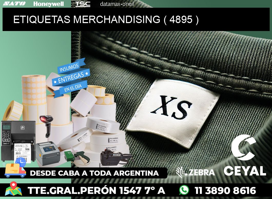 ETIQUETAS MERCHANDISING ( 4895 )