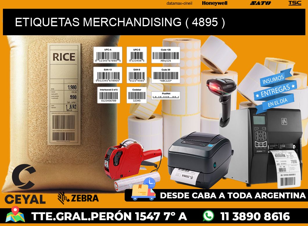 ETIQUETAS MERCHANDISING ( 4895 )
