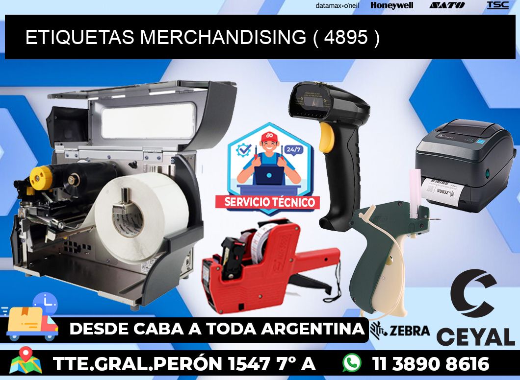 ETIQUETAS MERCHANDISING ( 4895 )