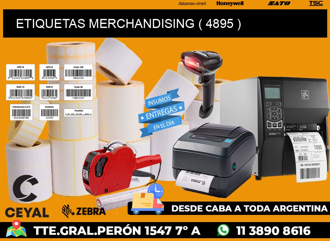 ETIQUETAS MERCHANDISING ( 4895 )