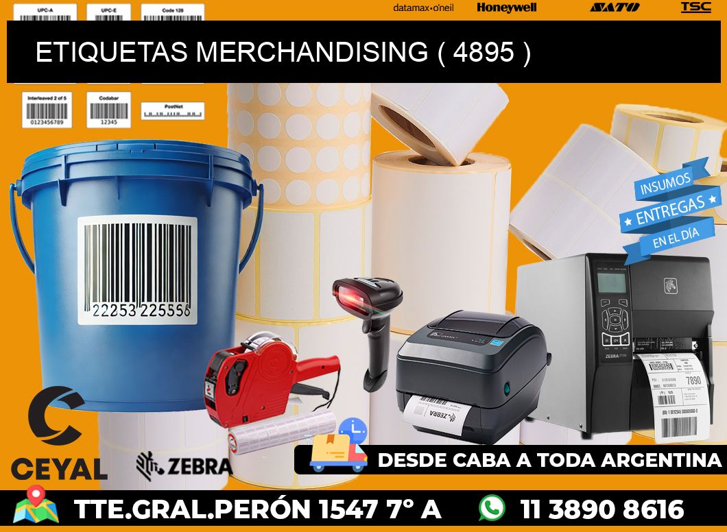 ETIQUETAS MERCHANDISING ( 4895 )