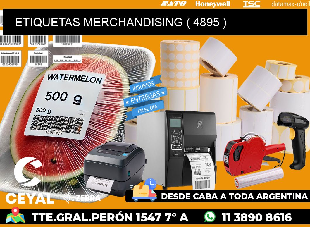 ETIQUETAS MERCHANDISING ( 4895 )