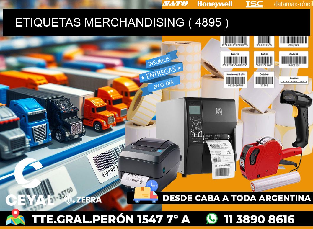 ETIQUETAS MERCHANDISING ( 4895 )